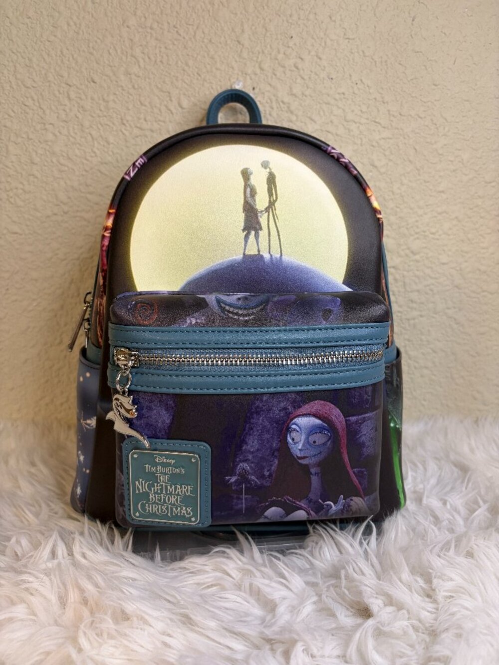 Loungefly Disney Nightmare Before Christmas Final Frame Mini Backpack NWT